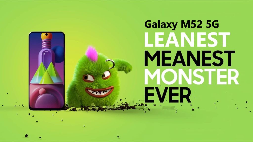 samsung M52 5g banner