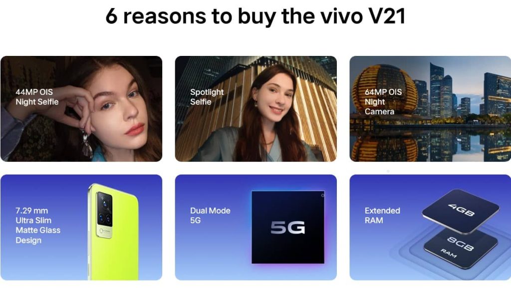 reason to buy v21 5G